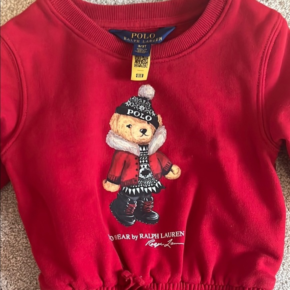 Ralph Lauren Red Bear Dress - Picture 2 of 2